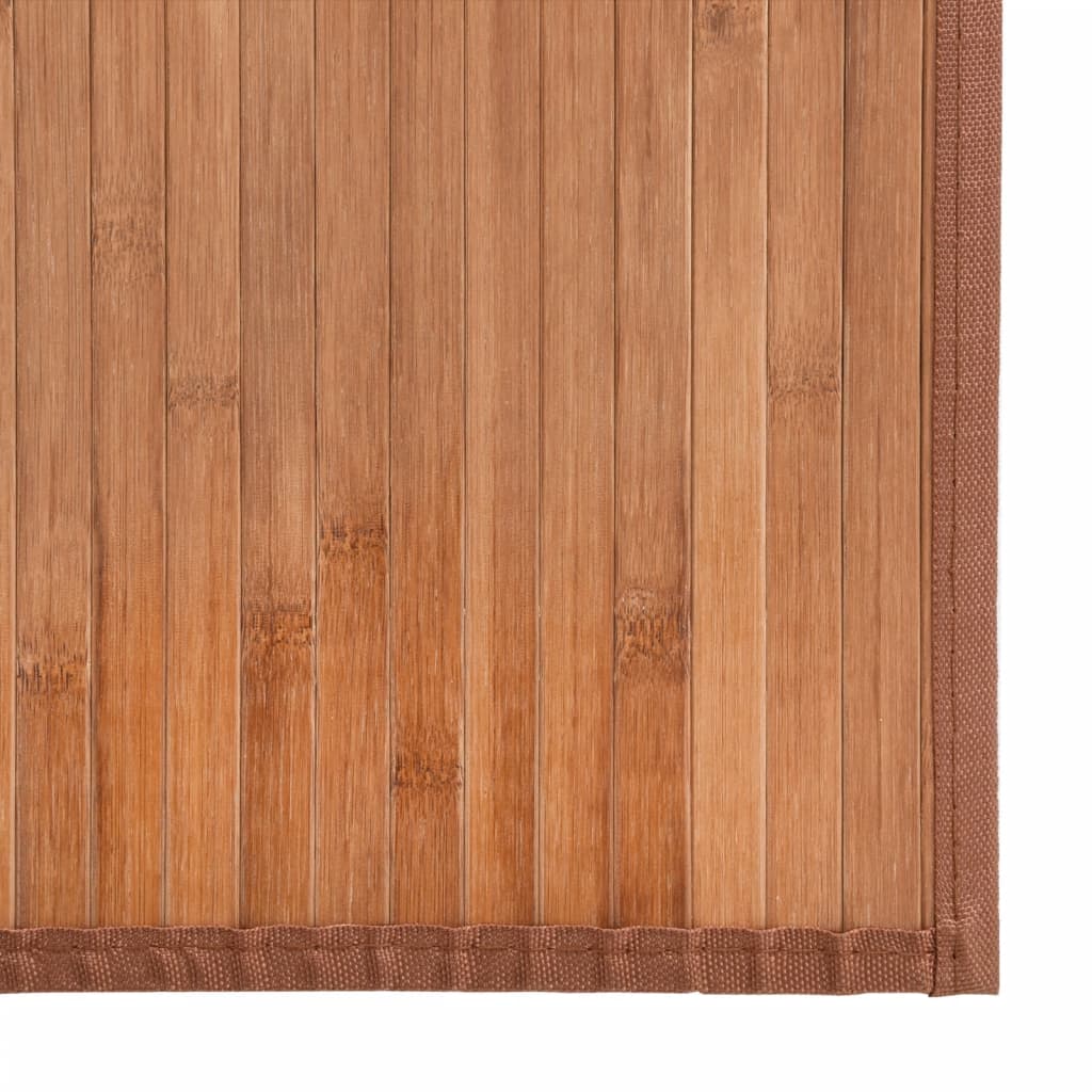 Tappeto Rettangolare Naturale 80x1000 cm in Bambù - homemem39