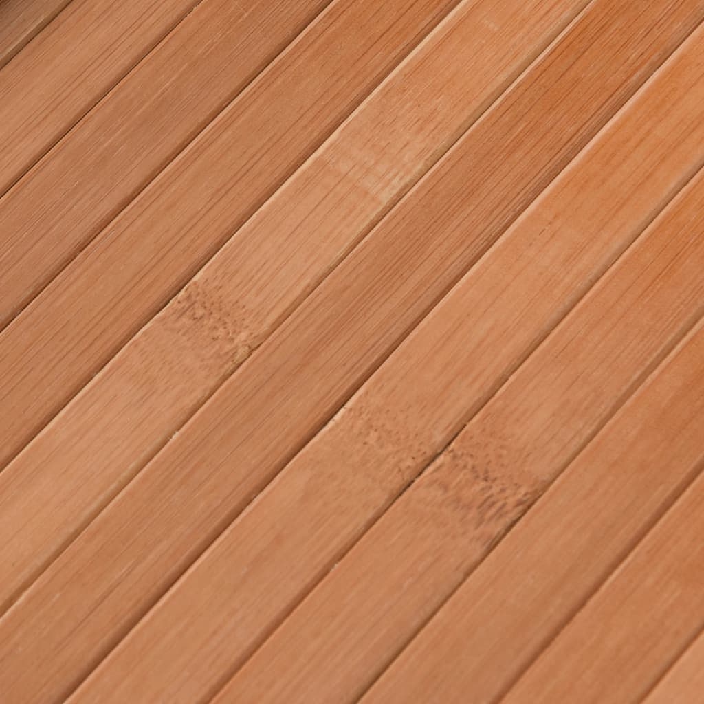 Tappeto Rettangolare Naturale 80x1000 cm in Bambù - homemem39