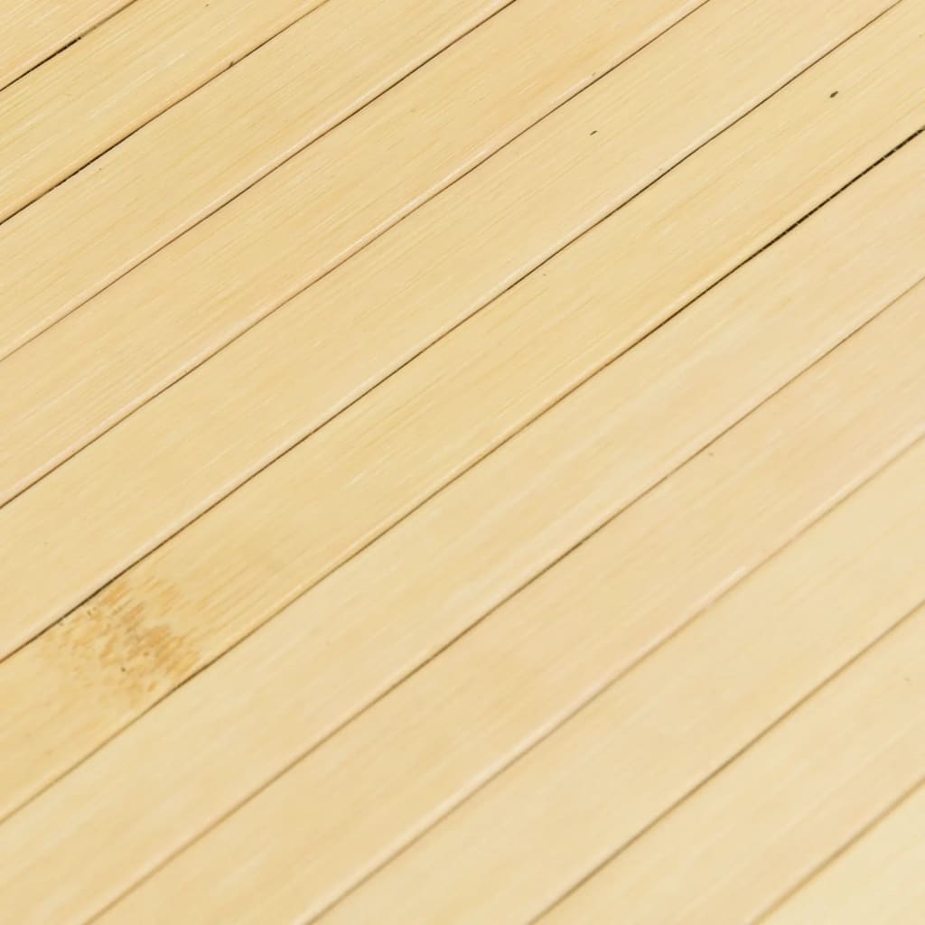 Tappeto Rettangolare Naturale Chiaro 100x1000 cm in Bambù - homemem39