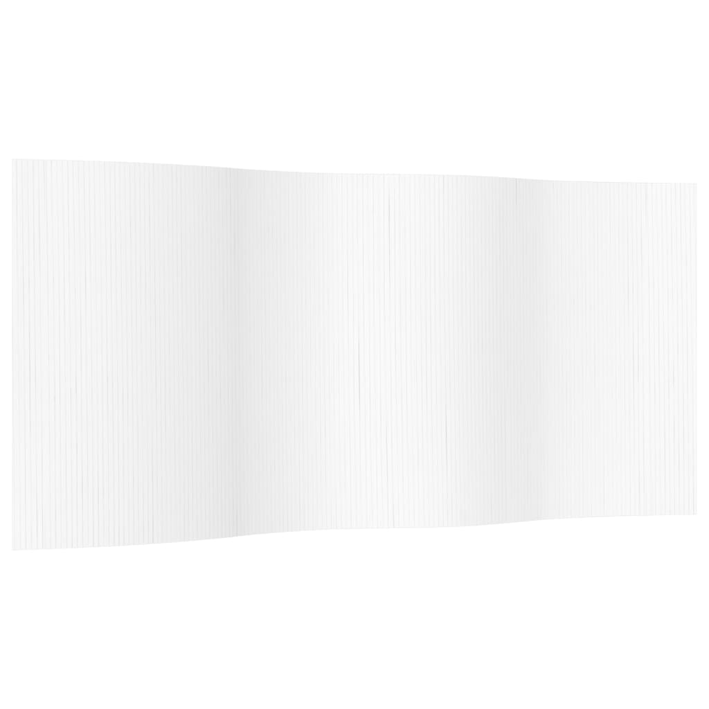 Divisorio Ambienti Bianco 165x400 cm in Bambù - homemem39