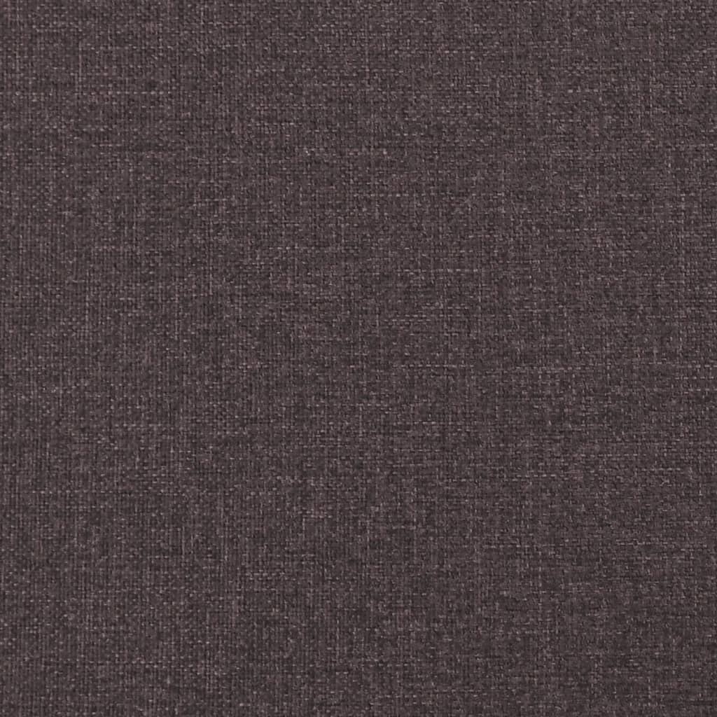 Dark Brown Reclining Armchair in Fabric