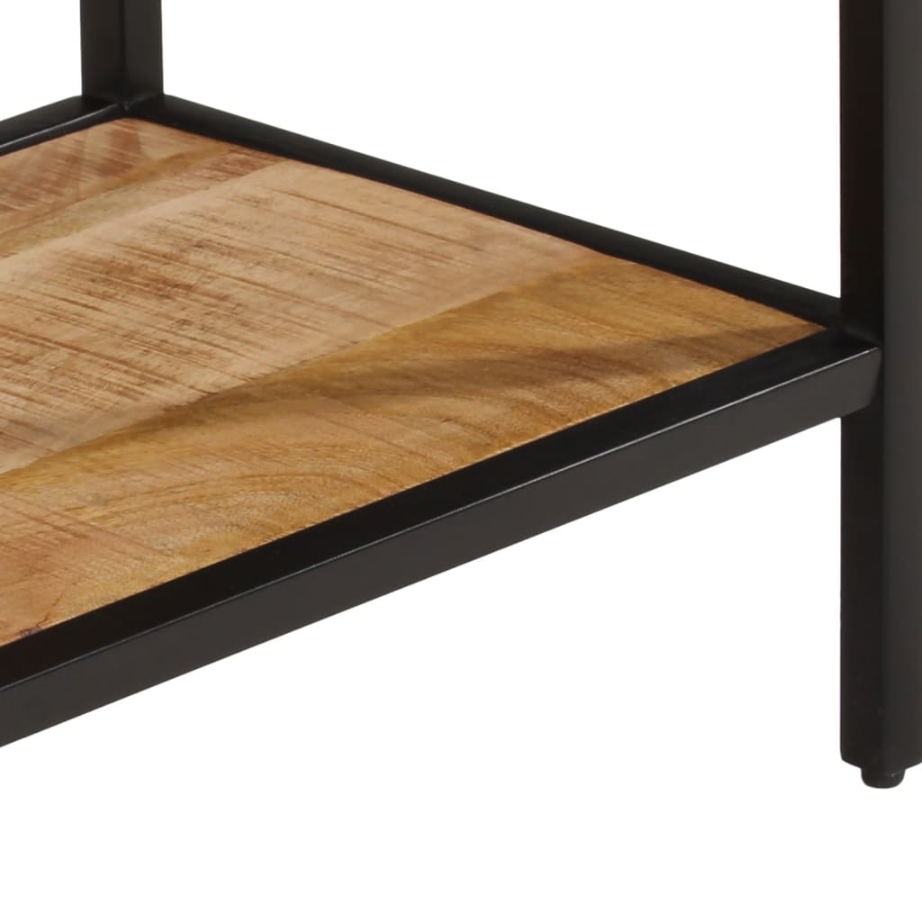 Tavolo Consolle 100x35x70 cm in Legno Massello di Mango Grezzo