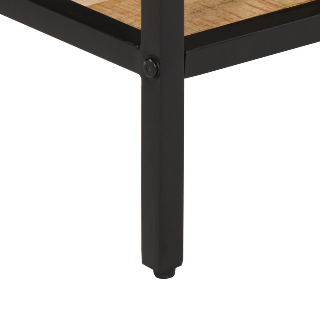 Tavolo Consolle 100x35x70 cm in Legno Massello di Mango Grezzo