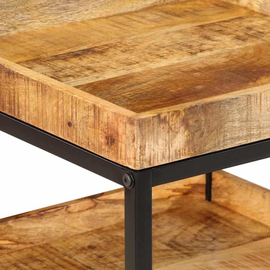 Tavolo laterale Marrone 45 x 45 x 45 cm legno massello di mango