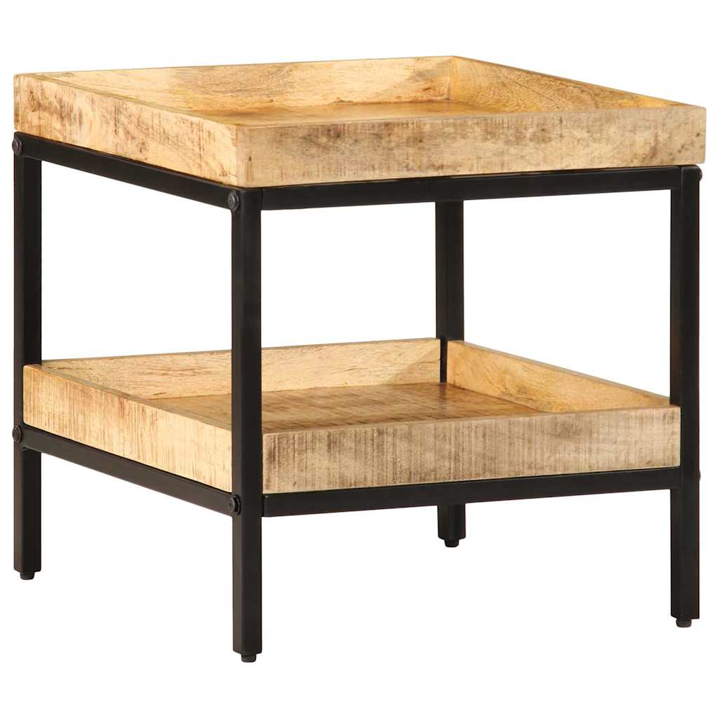 Tavolo laterale Marrone 45 x 45 x 45 cm legno massello di mango