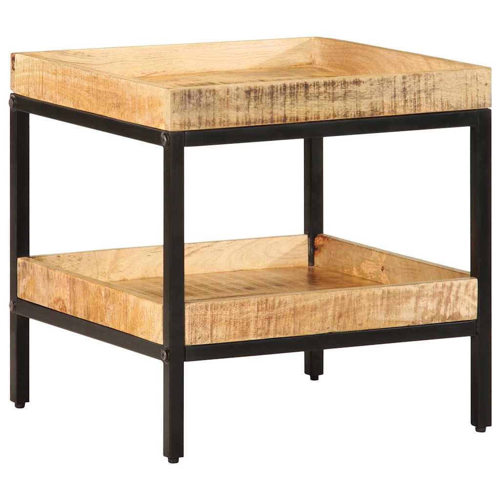 Tavolo laterale Marrone 45 x 45 x 45 cm legno massello di mango