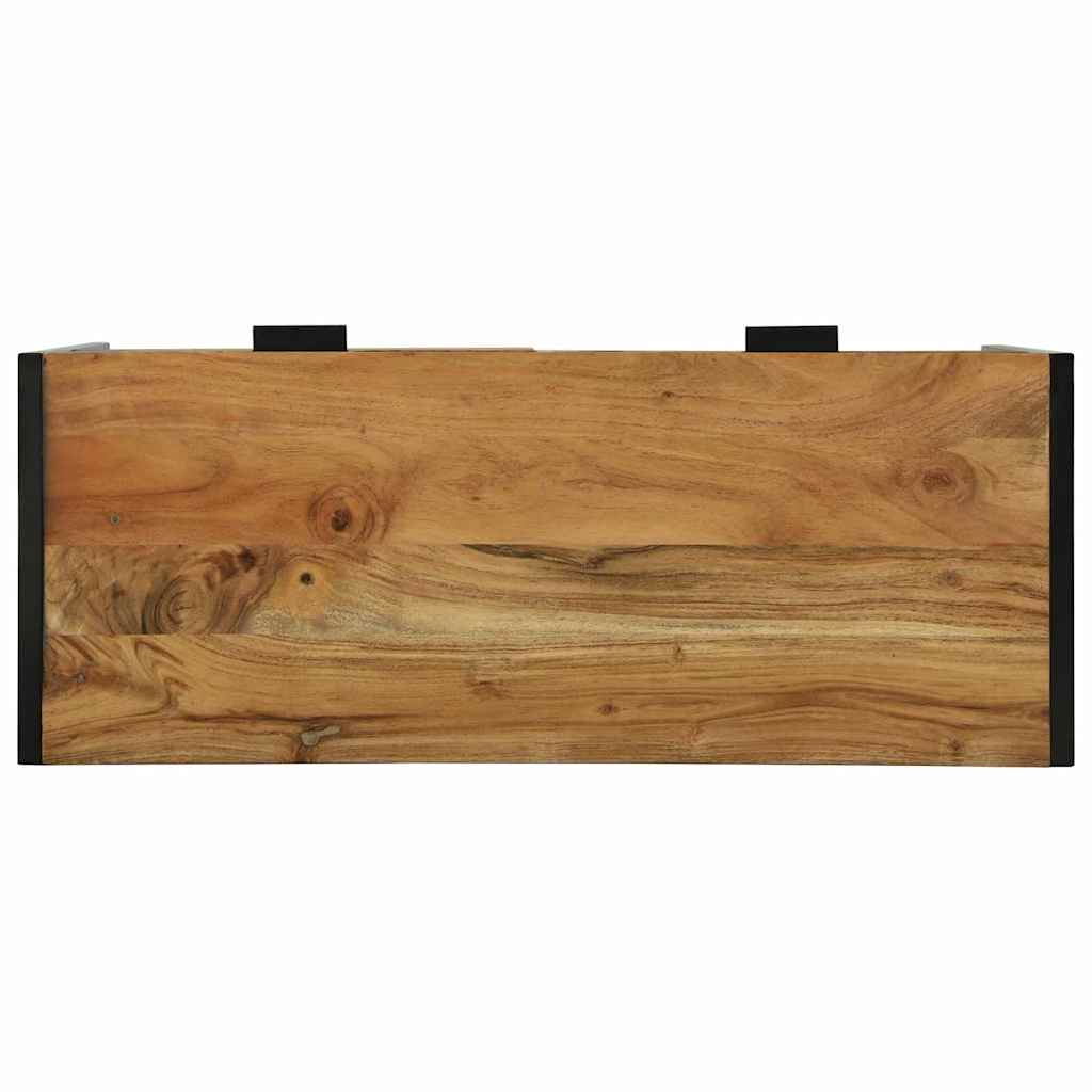 Tavolo consolle Marrone 90 x 35 x 75 cm legno massello di mango