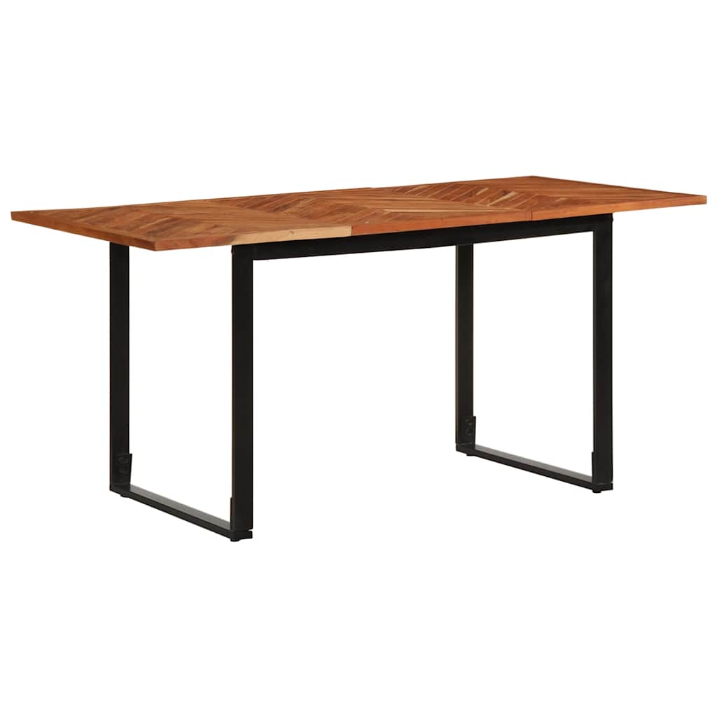Tavolo da Pranzo 160x80x75 cm in Legno Massello di Acacia | homemem39