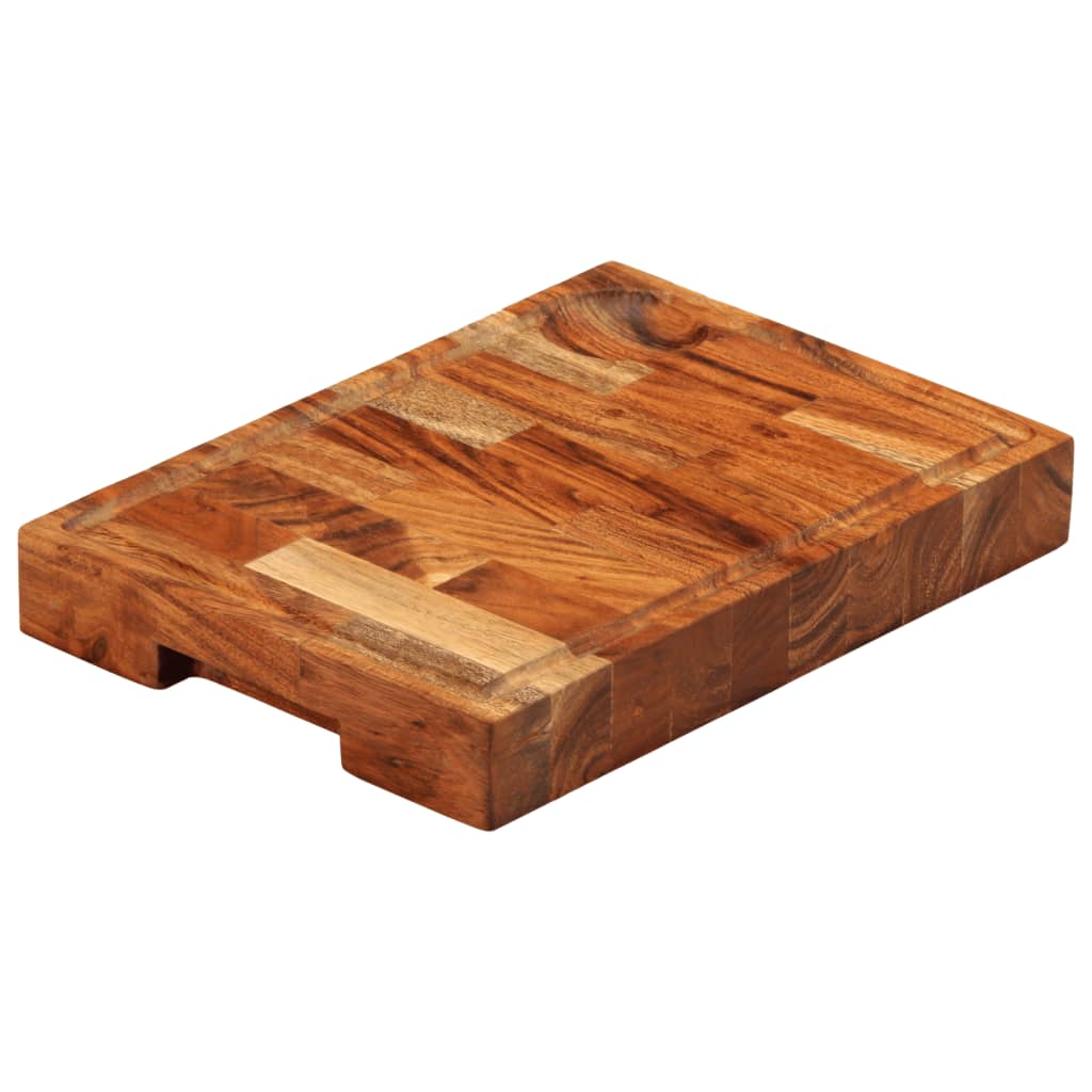 Tagliere 30x21x4 cm in Legno Massello di Acacia - homemem39
