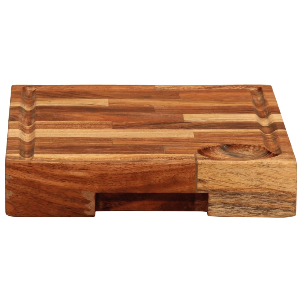 Tagliere 30x21x4 cm in Legno Massello di Acacia - homemem39