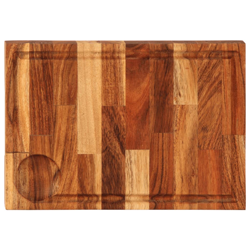Tagliere 30x21x4 cm in Legno Massello di Acacia - homemem39