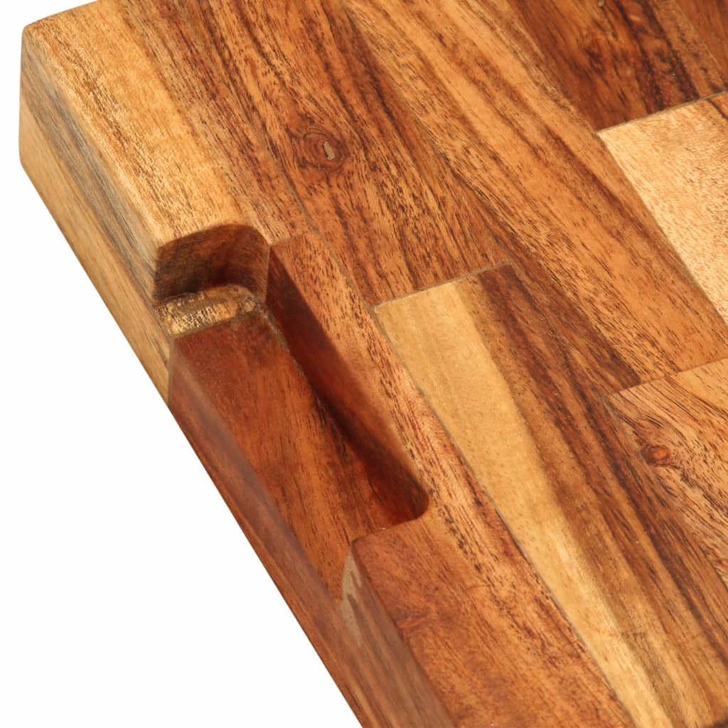 Tagliere 30x21x4 cm in Legno Massello di Acacia - homemem39