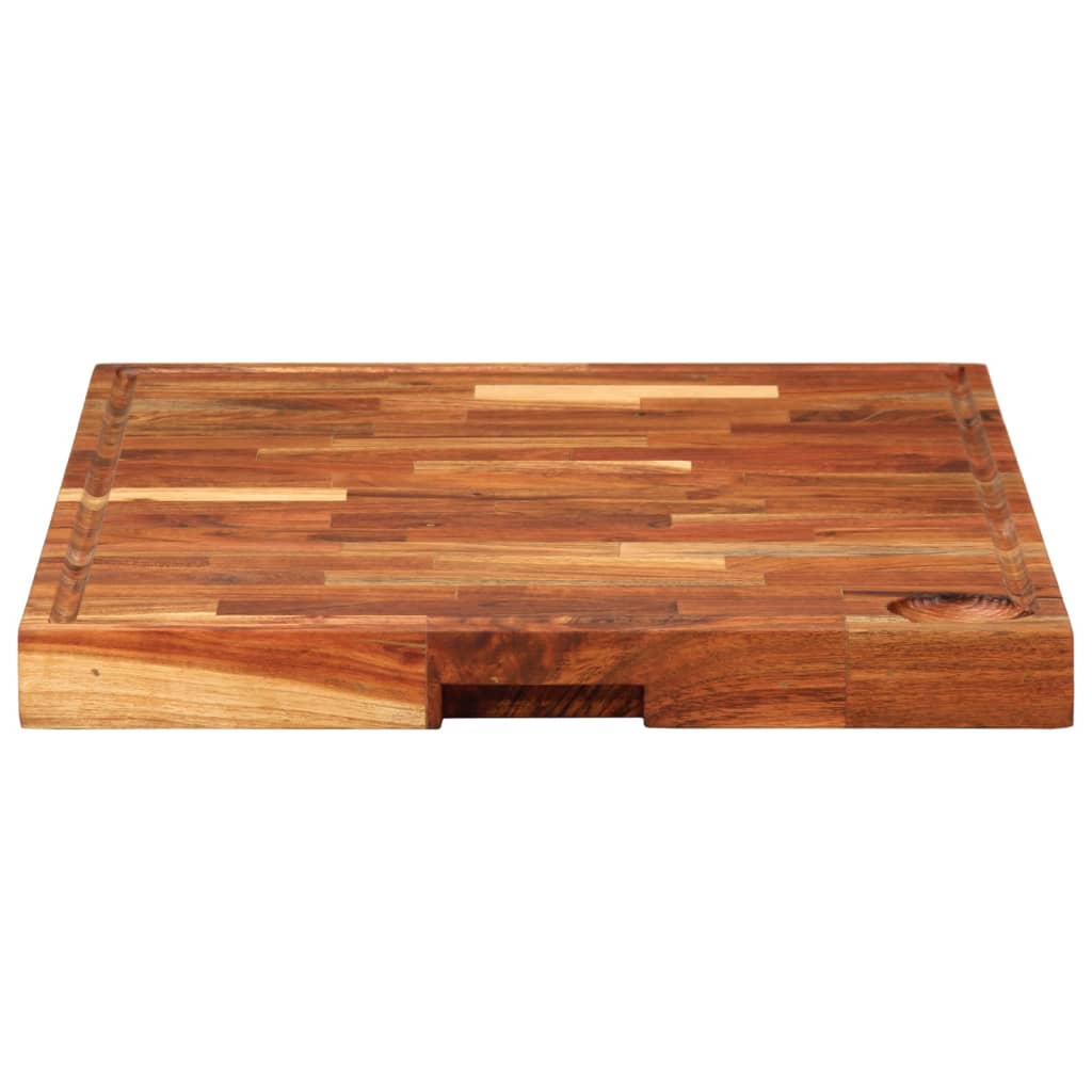 Tagliere 60x42x4 cm in Legno Massello di Acacia - homemem39