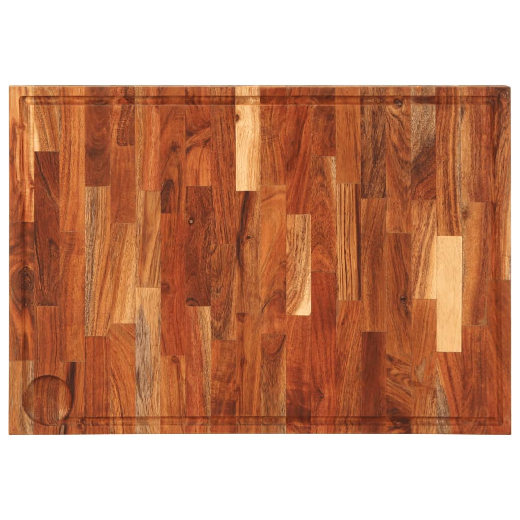 Tagliere 60x42x4 cm in Legno Massello di Acacia - homemem39