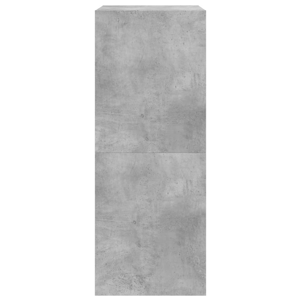 Scarpiera 2 Cassetti Ribaltabili Grigio Cemento 60x42x108 cm - homemem39