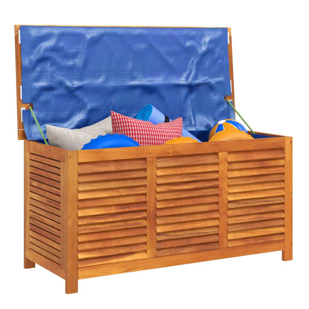 Contenitore Giardino con Feritoia 113x50x56cm Massello Acacia