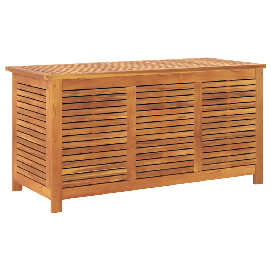 Contenitore Giardino con Feritoia 113x50x56cm Massello Acacia