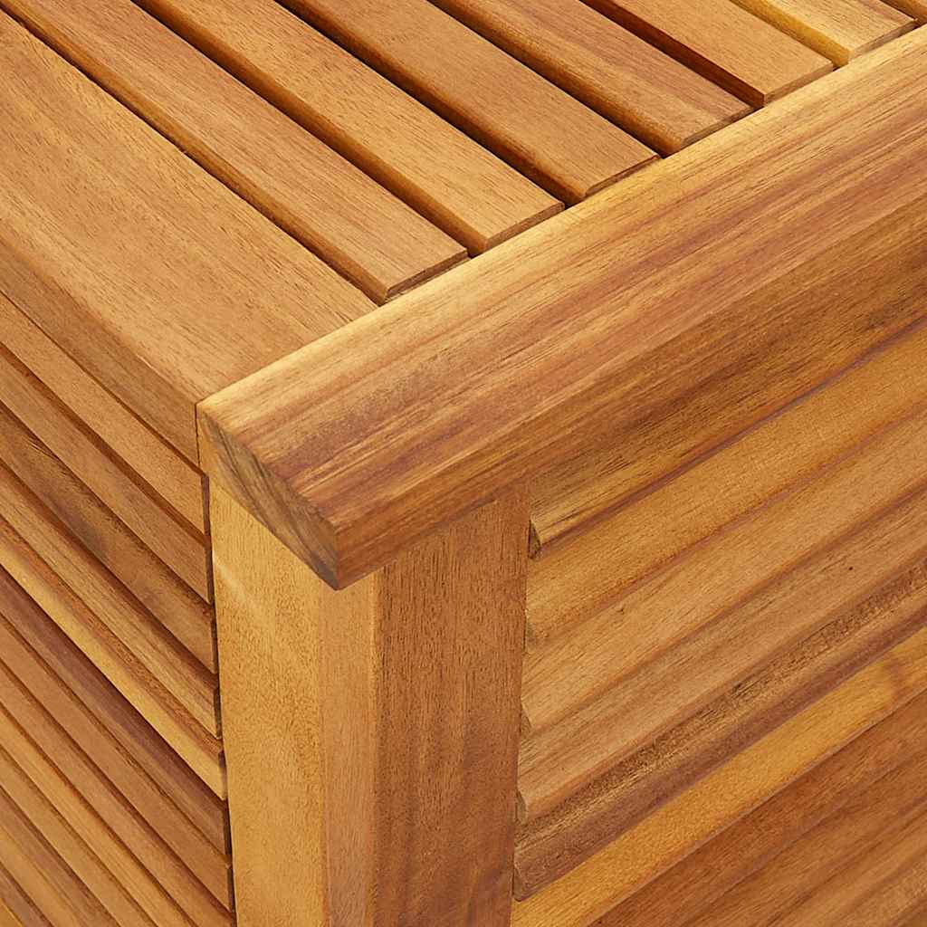 Contenitore Giardino con Feritoia 113x50x56cm Massello Acacia