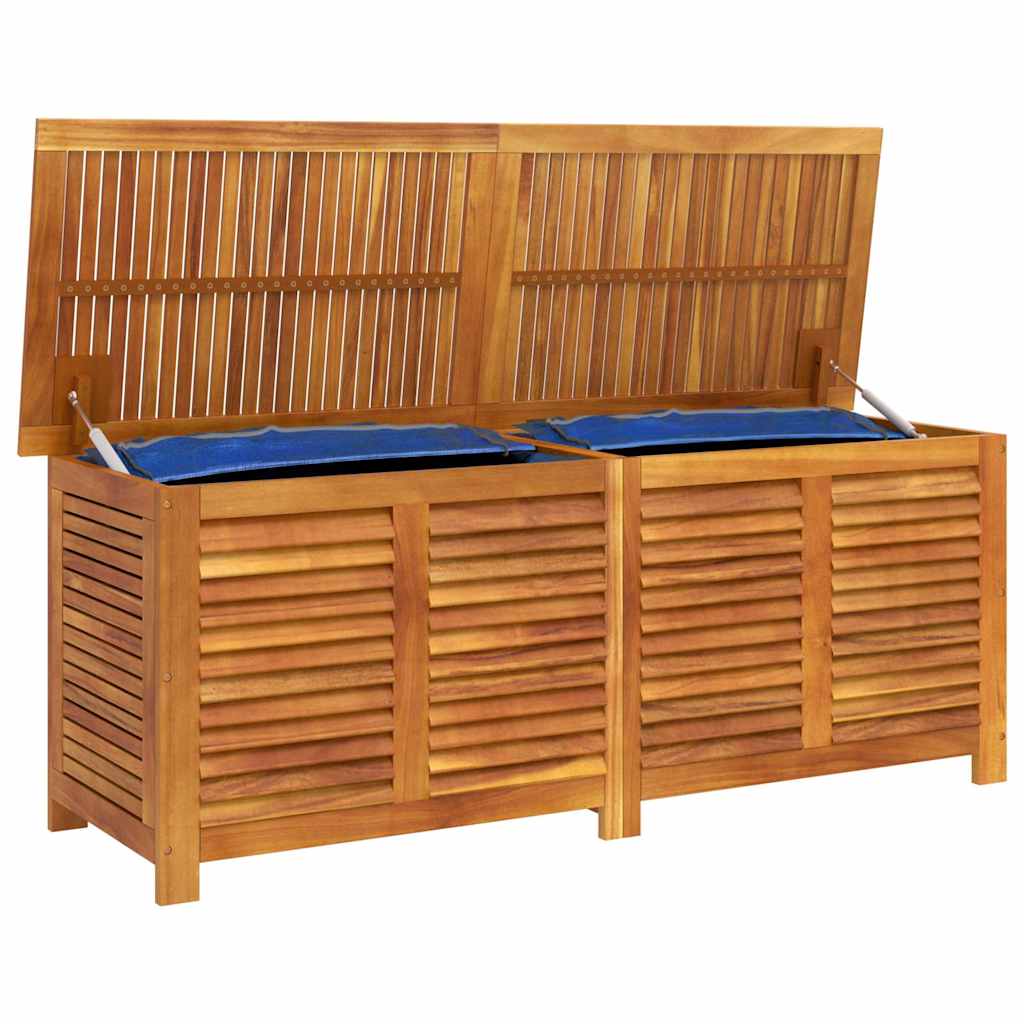 Contenitore Giardino con Feritoia 150x50x56cm Massello Acacia