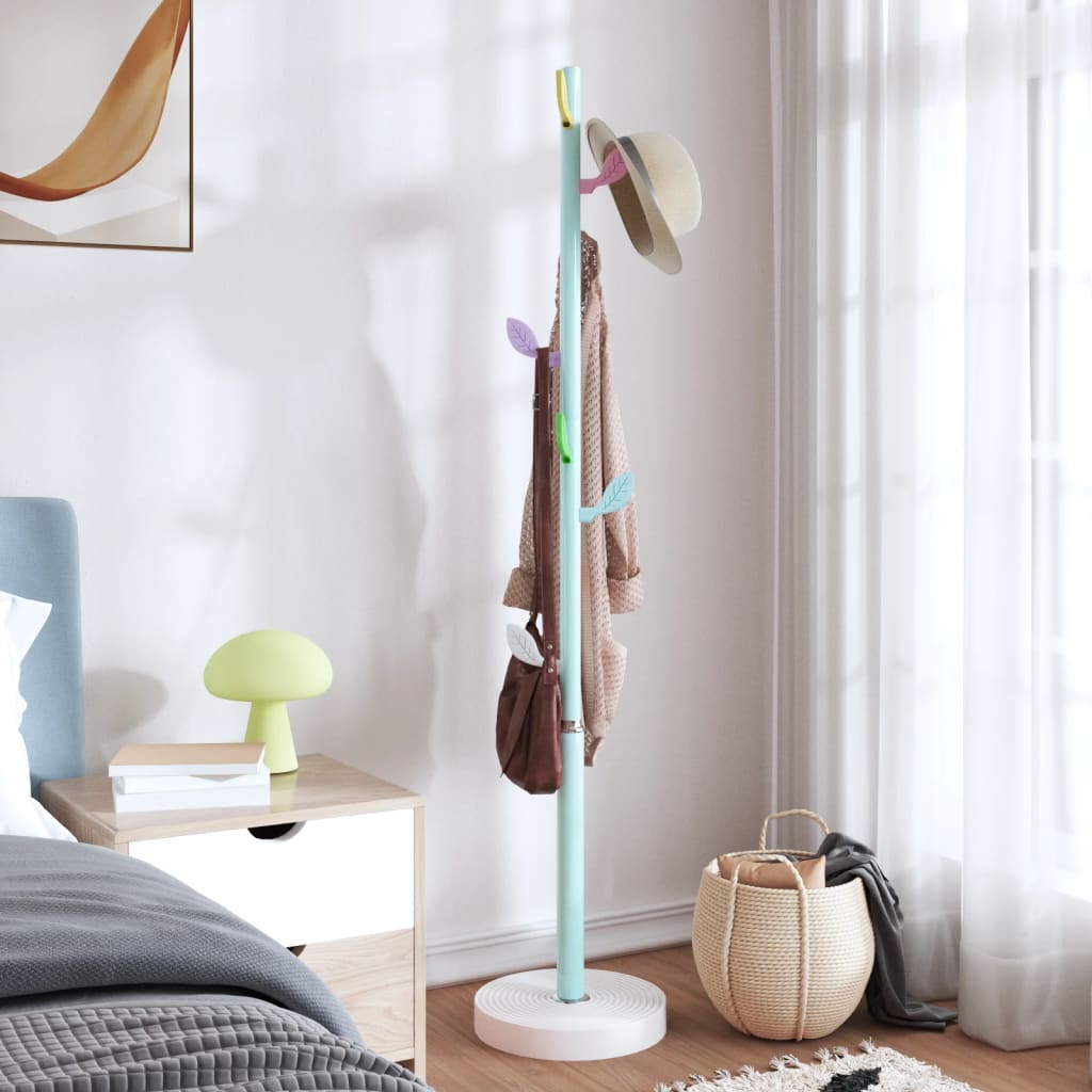 Appendiabiti Blu 172 cm in Ferro Verniciato a Polvere - homemem39