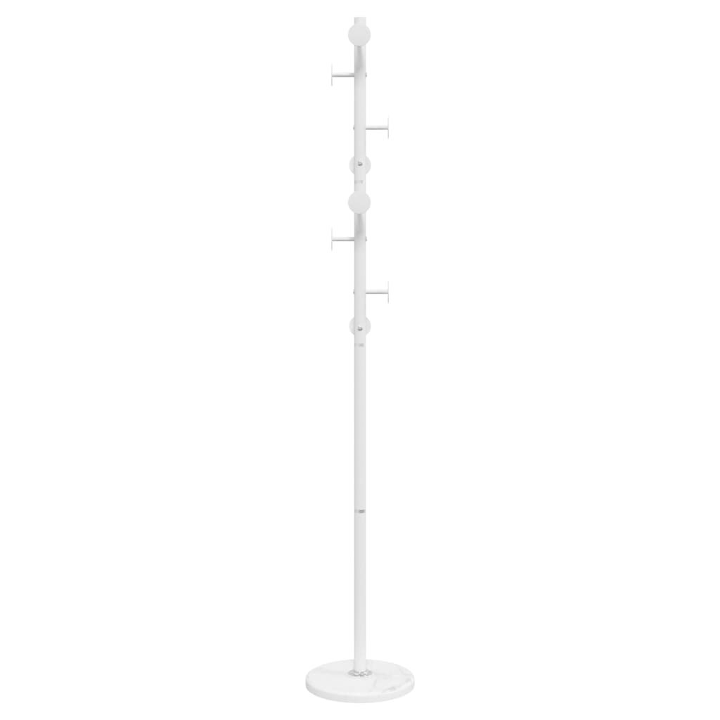 Appendiabiti Bianco 176 cm in Ferro Verniciato a Polvere - homemem39