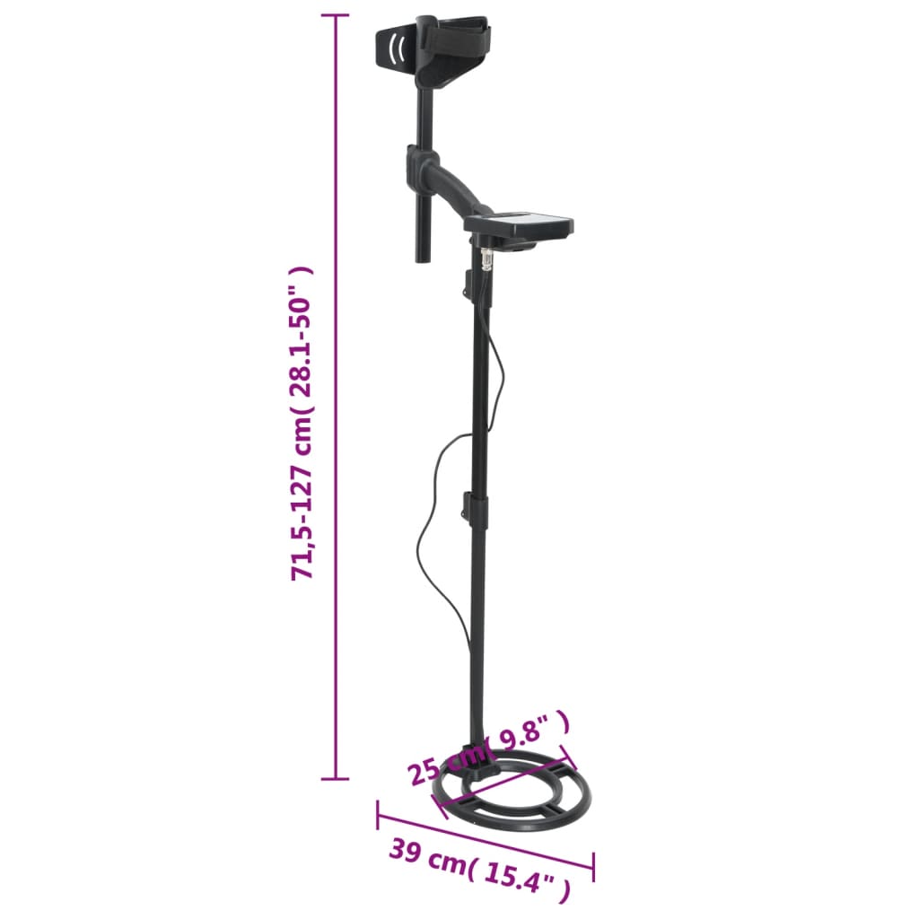 Metal Detector con Regolazione Automatica 18 cm con Pinpoint | homemem39