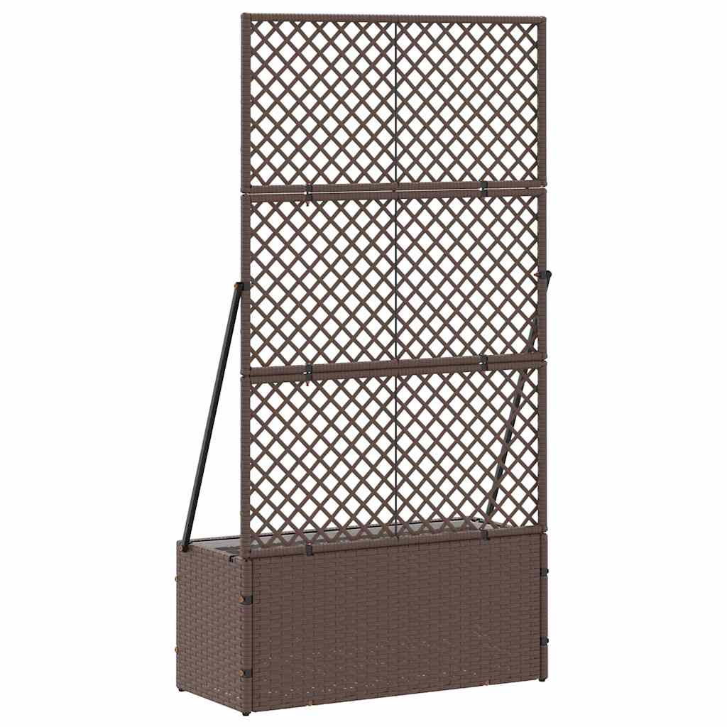 Fioriera Marrone 70 x 30 x 135 cm Metallo