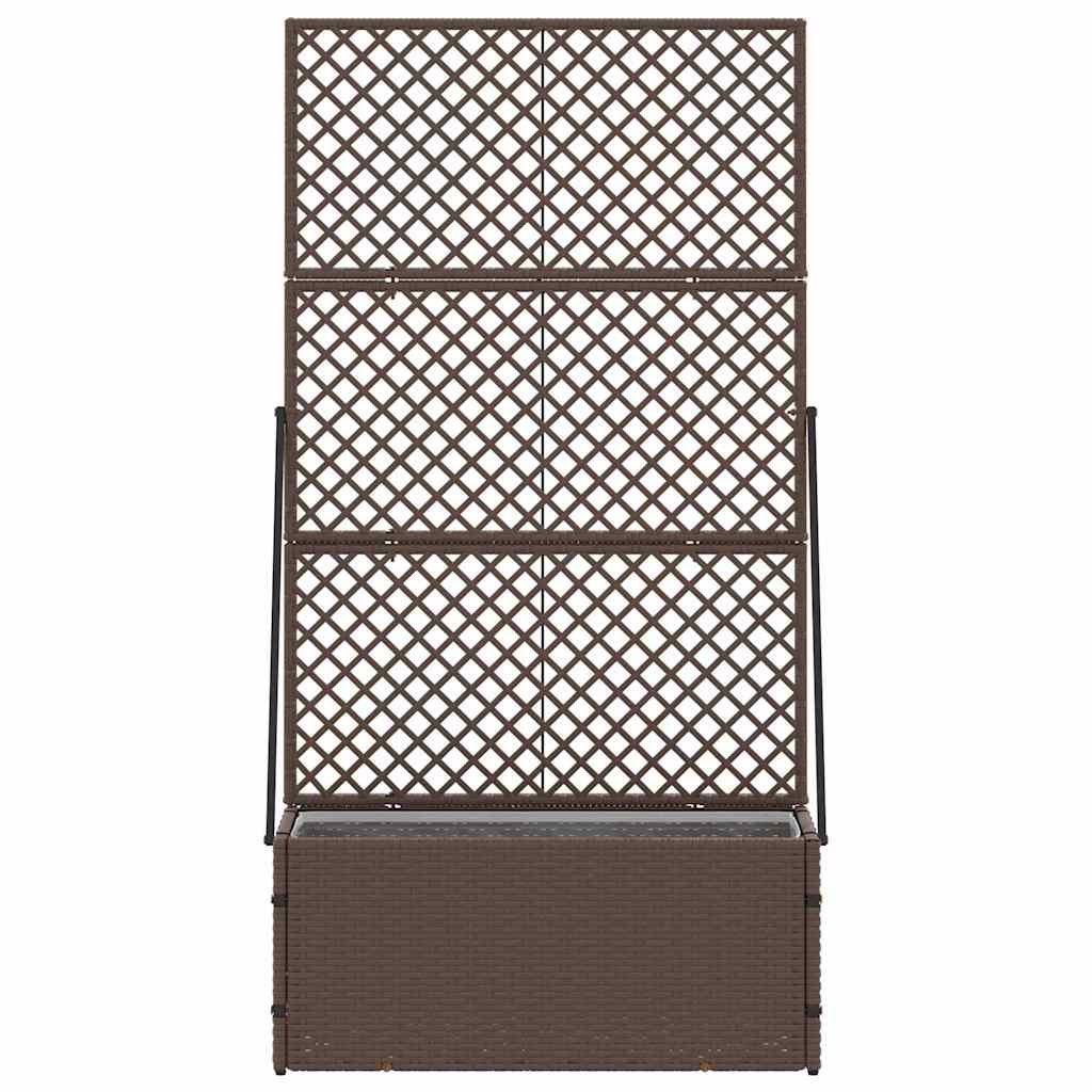 Fioriera Marrone 70 x 30 x 135 cm Metallo