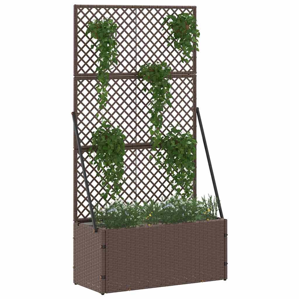 Fioriera Marrone 70 x 30 x 135 cm Metallo