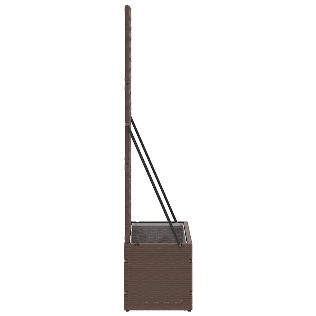 Fioriera Marrone 70 x 30 x 135 cm Metallo