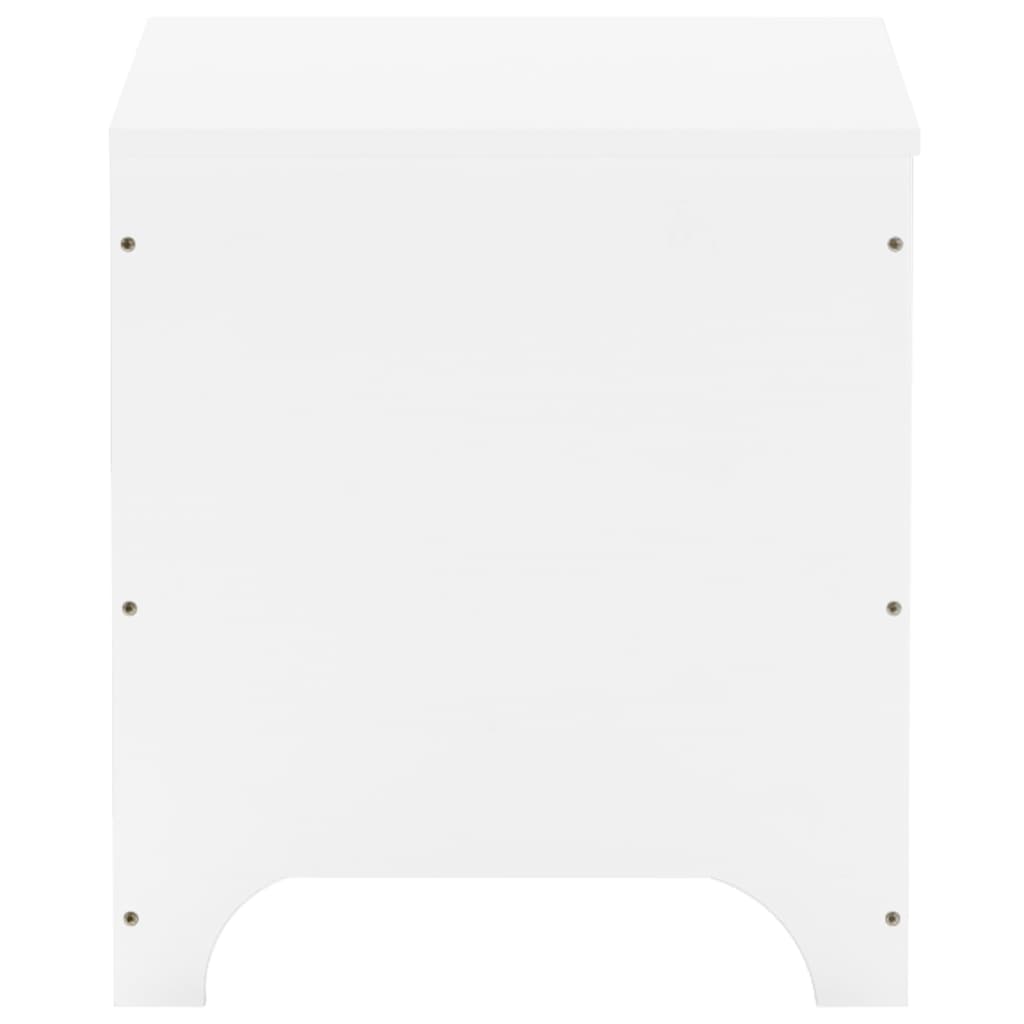 Contenitore con Coperchio RANA Bianco 60x49x54 cm Massello Pino