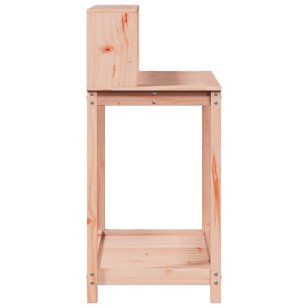 Tavolo Invaso con Ripiani 108x50x109,5cm Legno Massello Douglas - homemem39