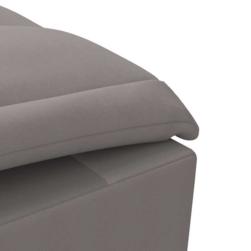 Chaise Longue Massaggi con Capezzale Tortora in Tessuto - homemem39