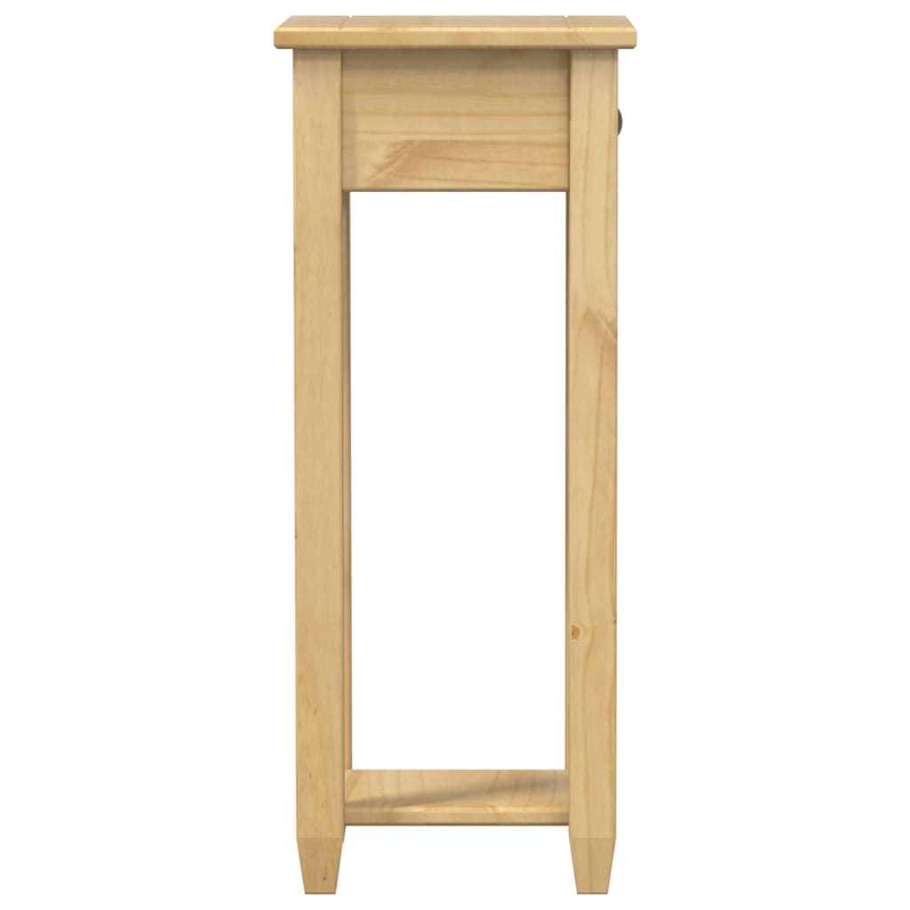 Porta Piante Corona 30x30x73 cm in Legno Massello di Pino