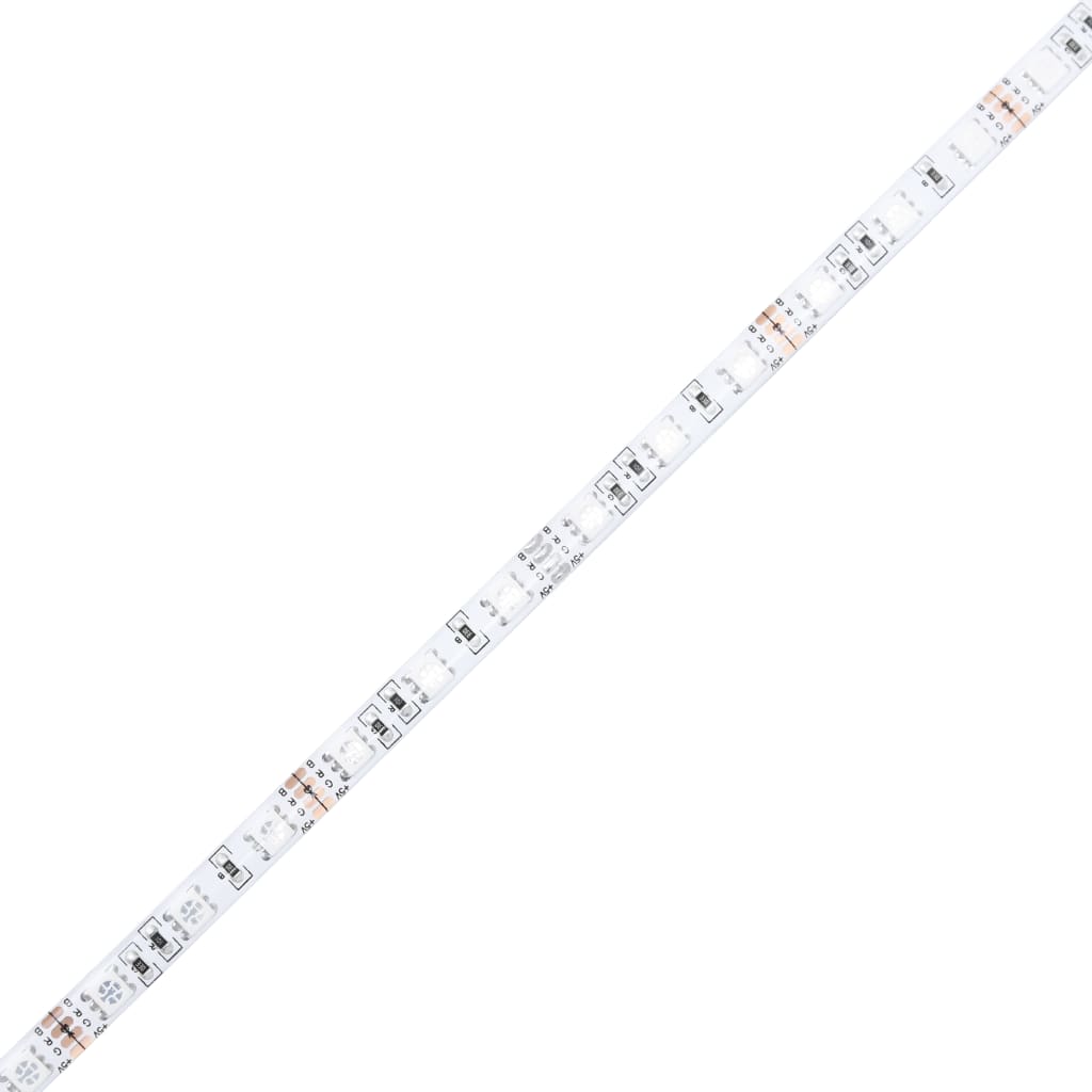 Tavolino da Soggiorno con Luci LED Grigio Cemento 90x50x40 cm | homemem39