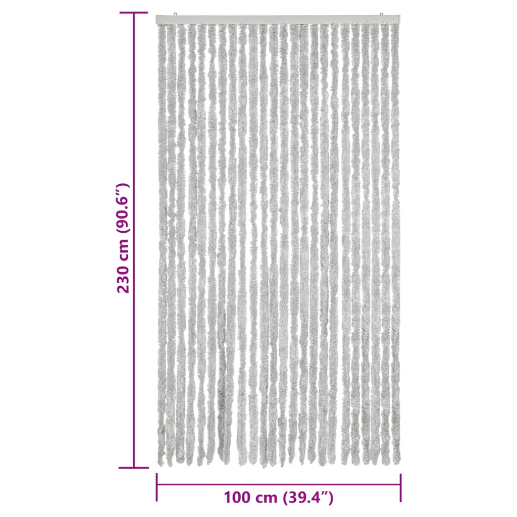 Tenda Antimosche Grigia 100x230 cm in Ciniglia | homemem39