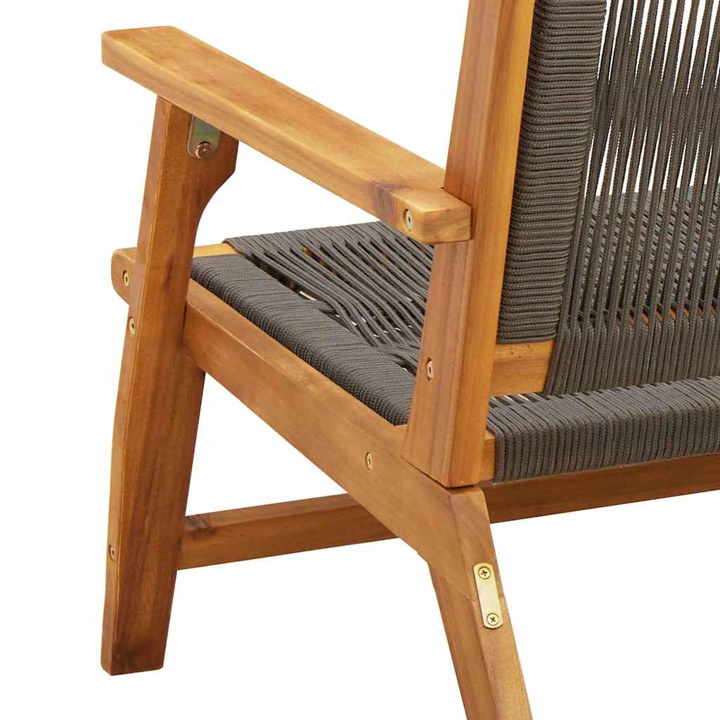 Arredamento da Giardino 2 pcs Grigio 78 x 67 x 73cm