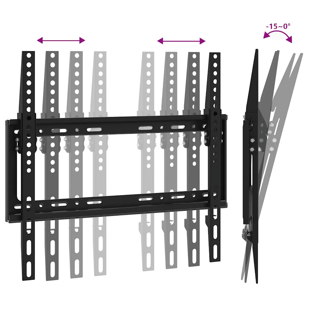 Supporto a Parete per Schermo 26"-63" Max VESA 400x400 mm 40kg - homemem39