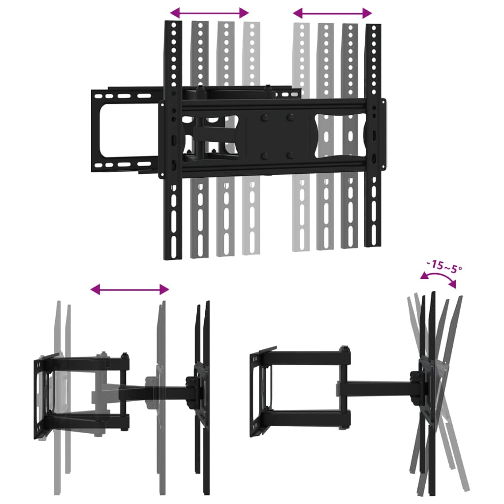 Supporto a Parete per Schermo 26"-70" Max VESA 400x400 mm 40kg - homemem39
