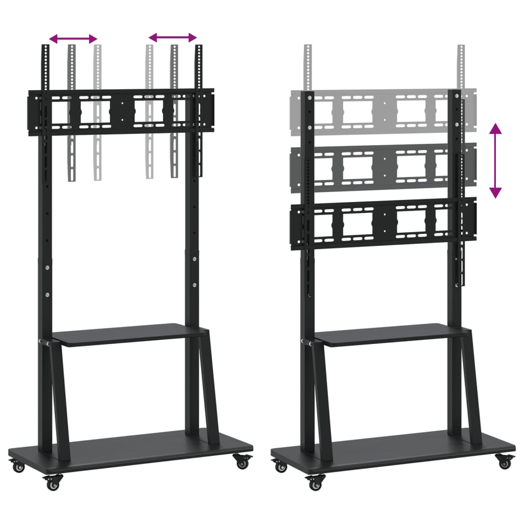 Supporto TV con Ruote Schermo 32"-90" Max VESA 800x600 mm 100kg - homemem39