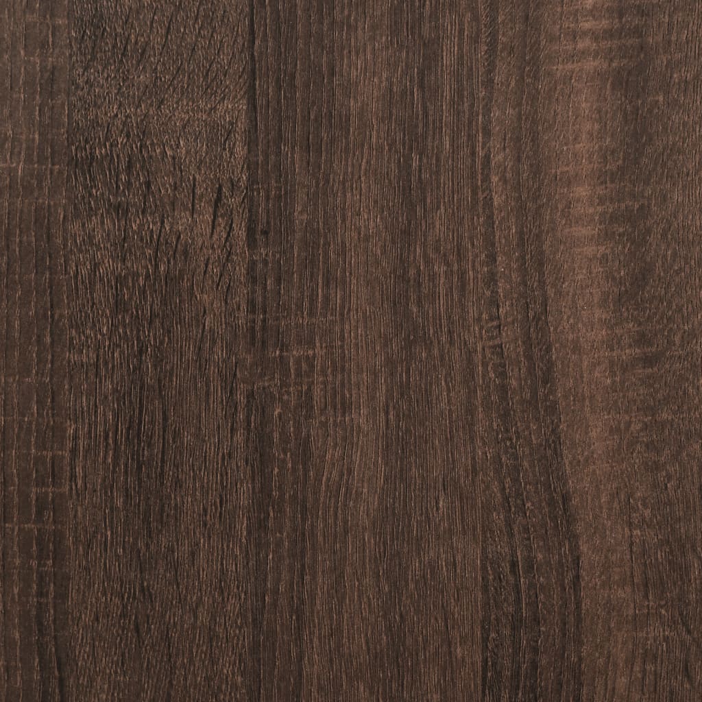 Mobile Cucina Rovere Marrone 90x40x84 cm Multistrato e Metallo - homemem39