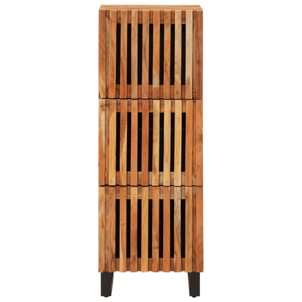 Credenza 40x34x110 cm in Legno Massello d'Acacia