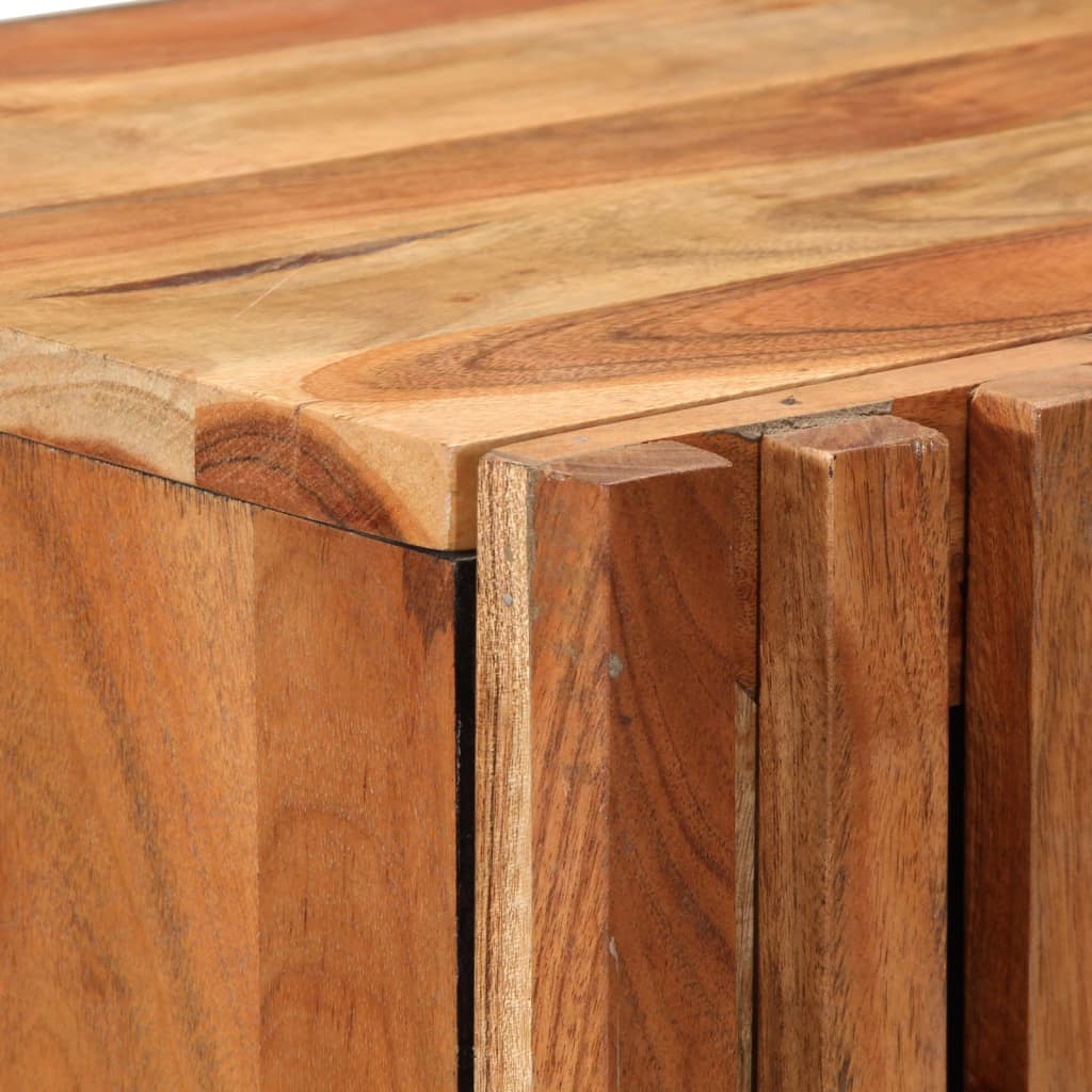 Credenza 40x34x110 cm in Legno Massello d'Acacia