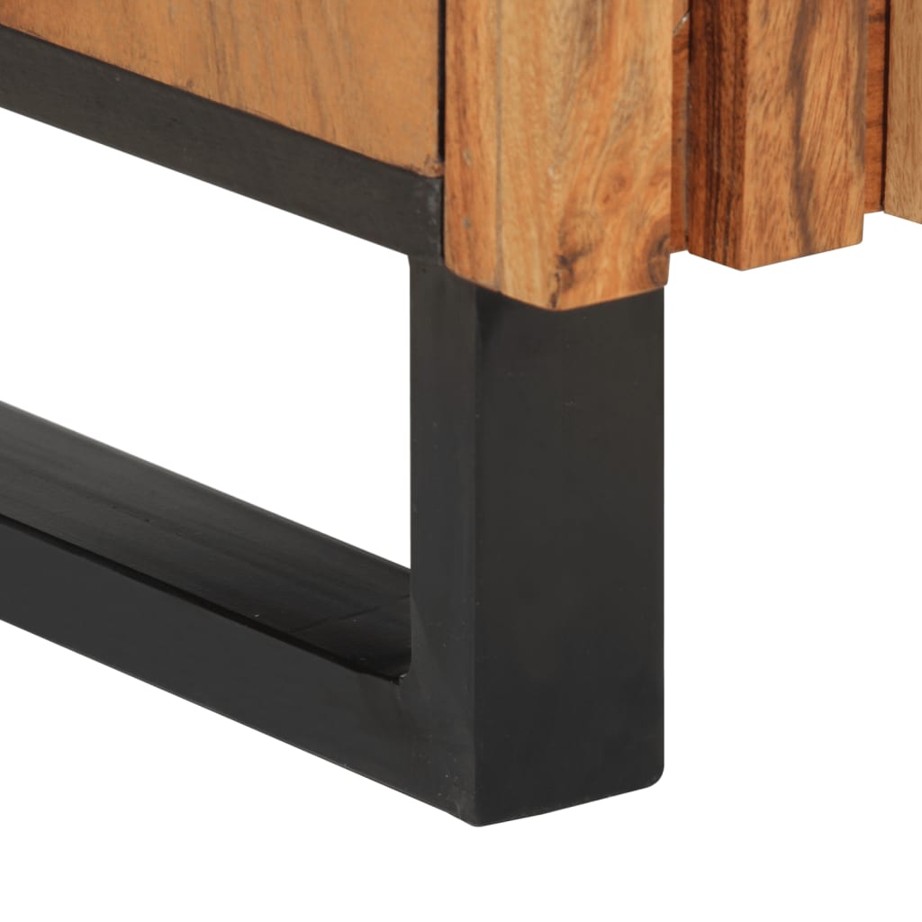 Credenza 40x34x110 cm in Legno Massello d'Acacia
