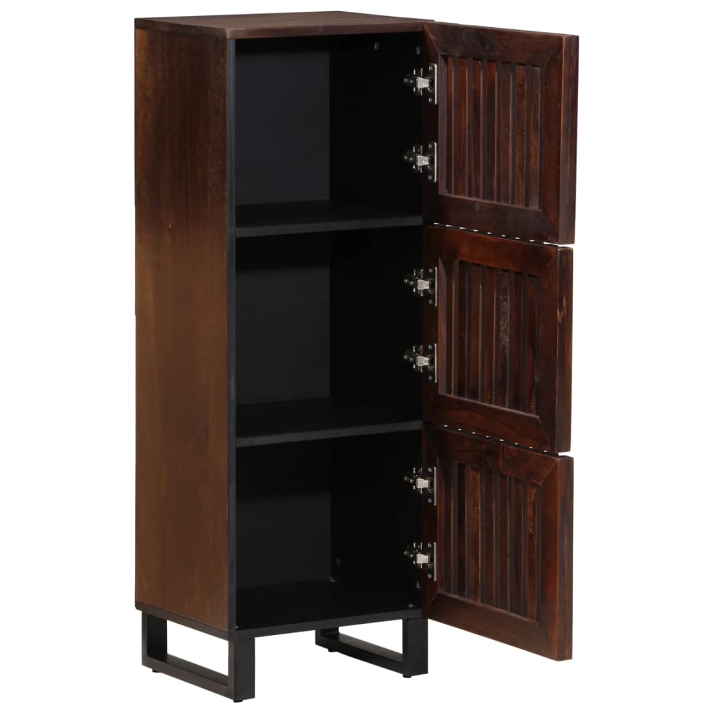 Credenza Marrone 40x34x110 cm Legno Massello di Mango
