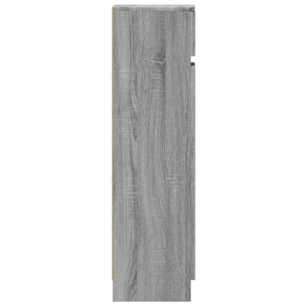Scarpiera Grigio Sonoma 100,5x28x100 cm in Legno Multistrato - homemem39