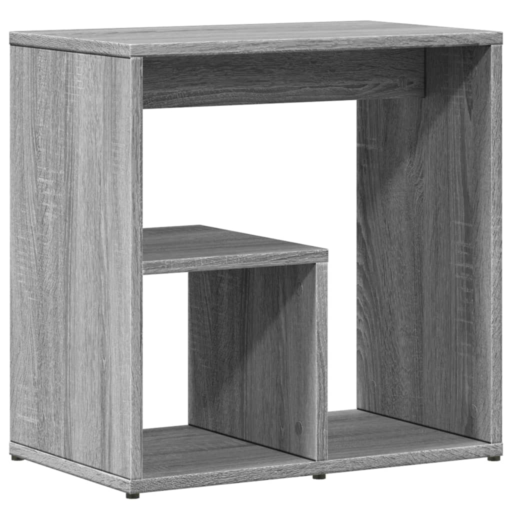 Tavolino Grigio Sonoma 50x30x50 cm Legno Multistrato - homemem39