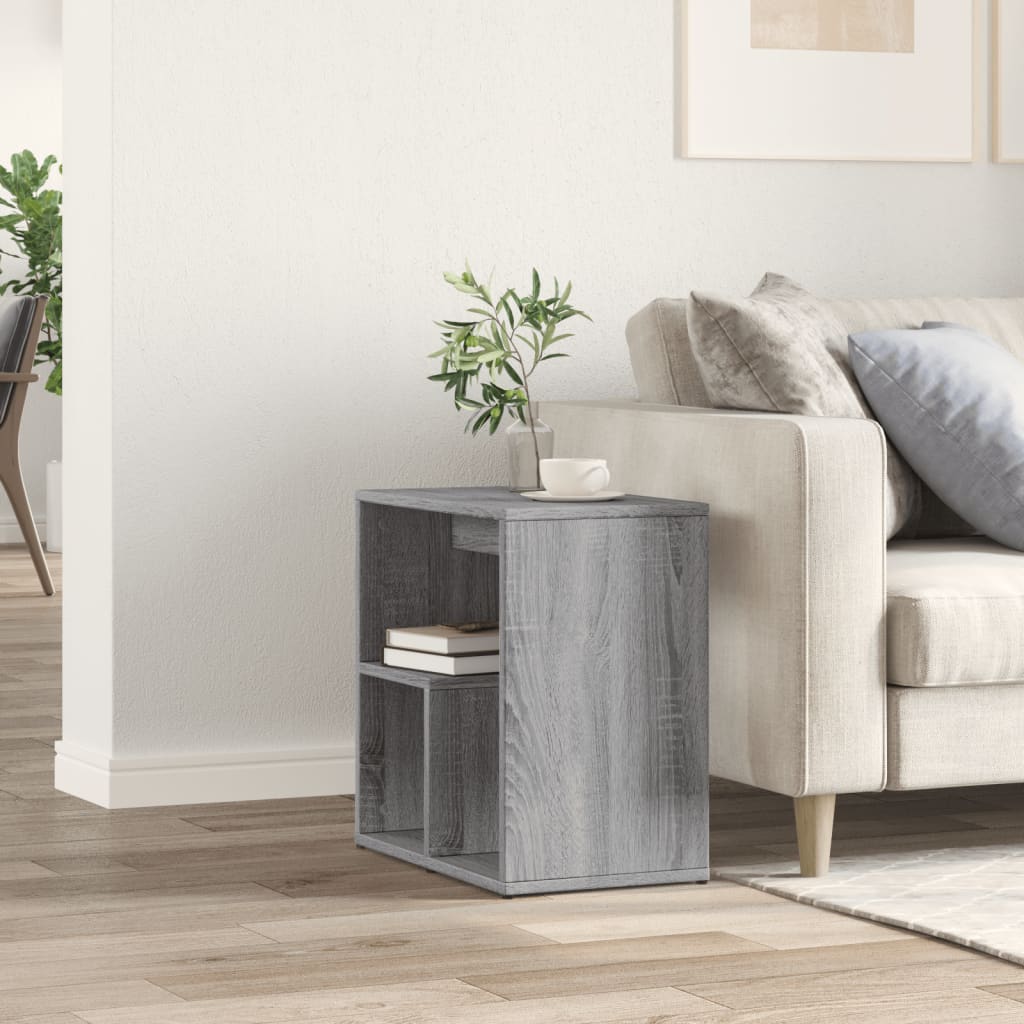 Tavolino Grigio Sonoma 50x30x50 cm Legno Multistrato - homemem39