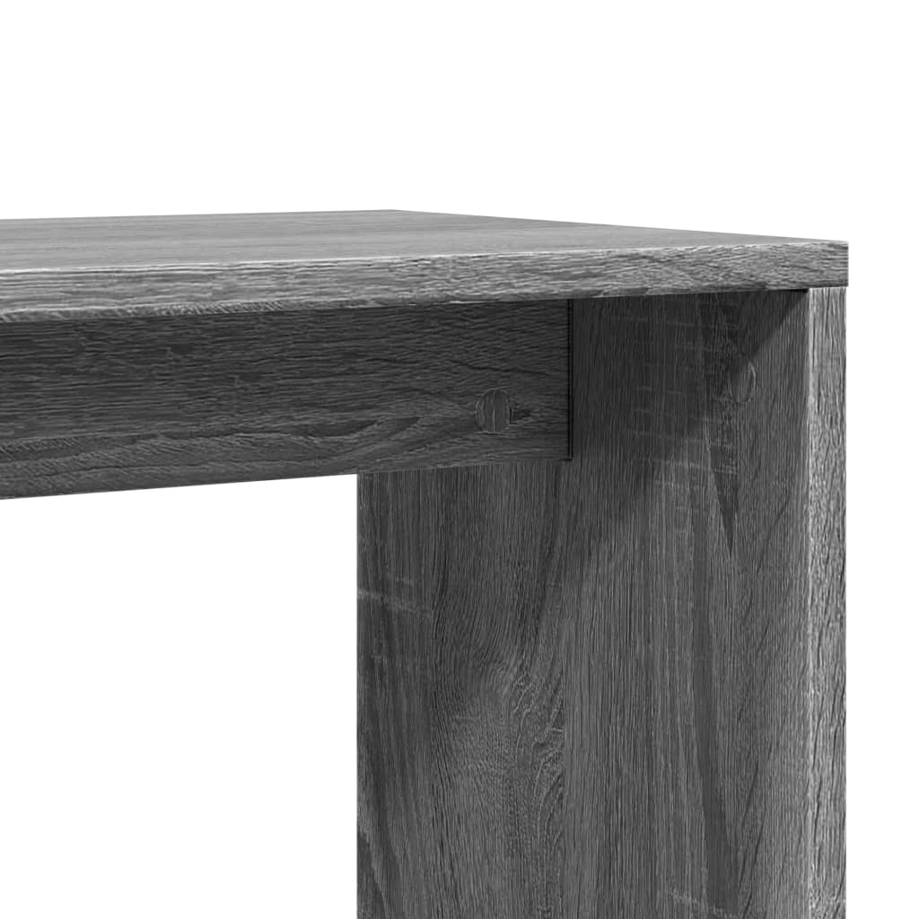 Tavolino Grigio Sonoma 50x30x50 cm Legno Multistrato - homemem39
