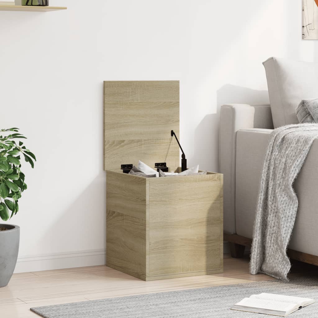 Contenitore Rovere Sonoma 40x42x46 cm Legno Multistrato - homemem39